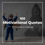 100 Motivation Quotes - Canva - 99designstore