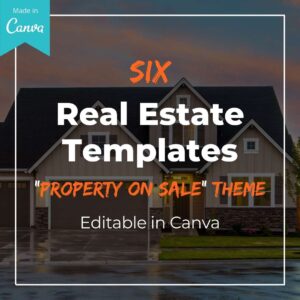 Real Estate Canva Editable Templates