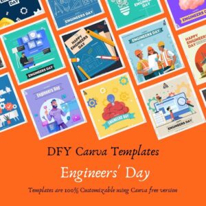 Engineers Day Canva Templates