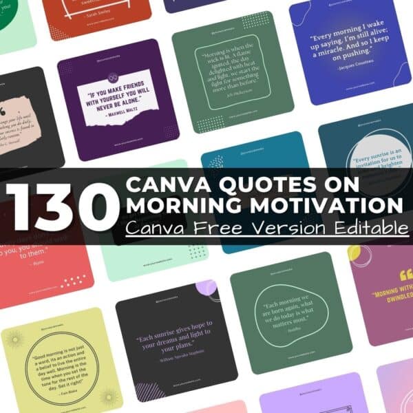 Canva Morning Motivational Quotes