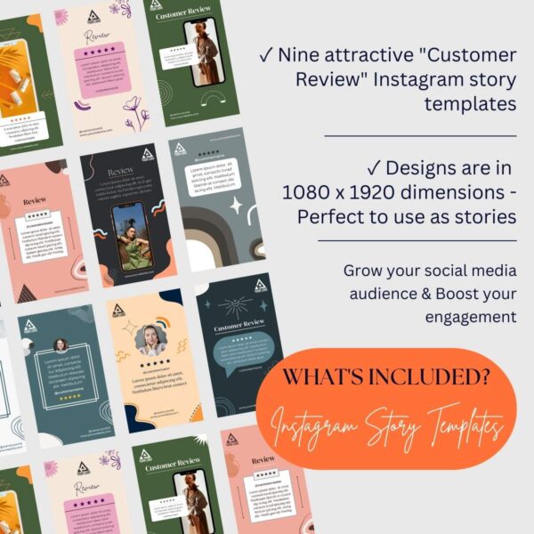Instagram Story Review Templates