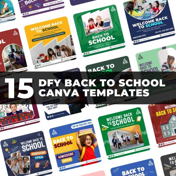 Canva Back to School Templates