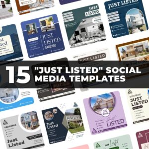 Real Estate Just Listed Social Media Post Templates