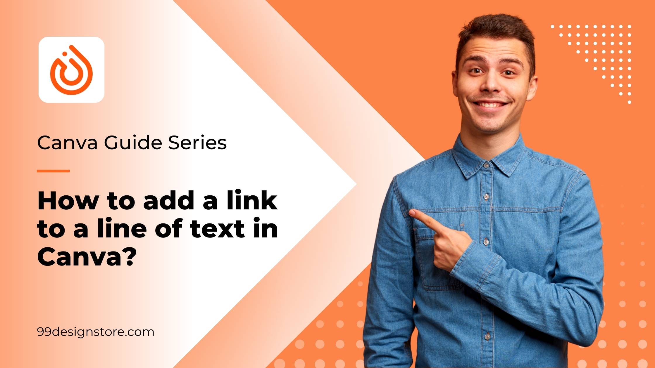 how to add link to line of text canva