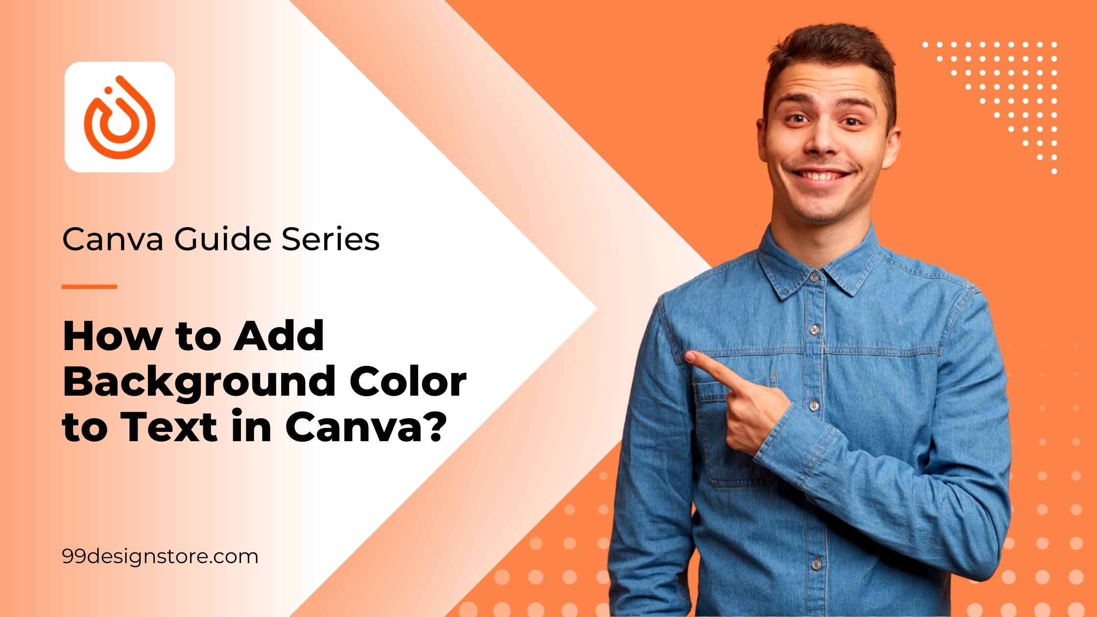 how to add background color to text in canva