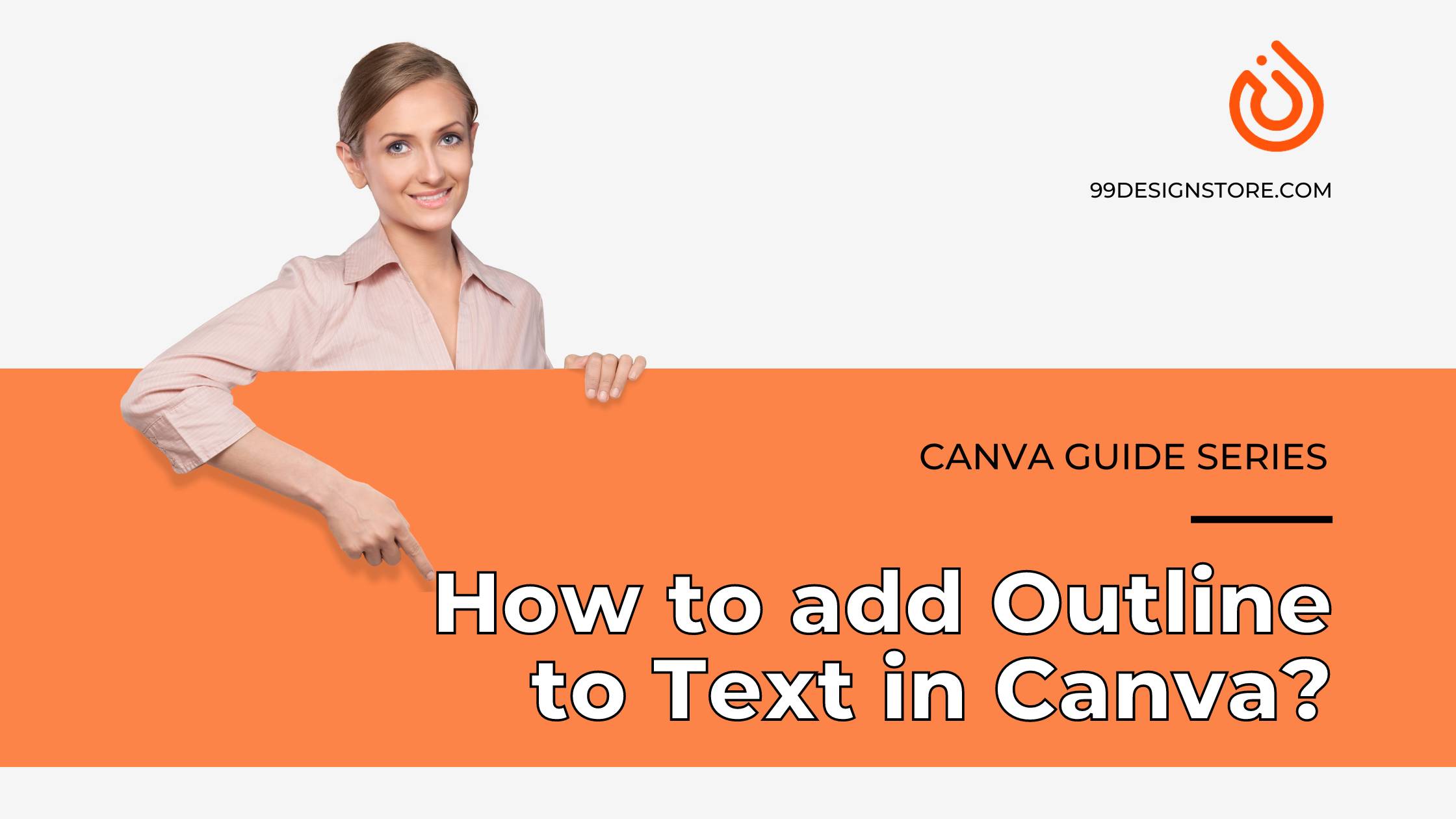 how to outline text in canva