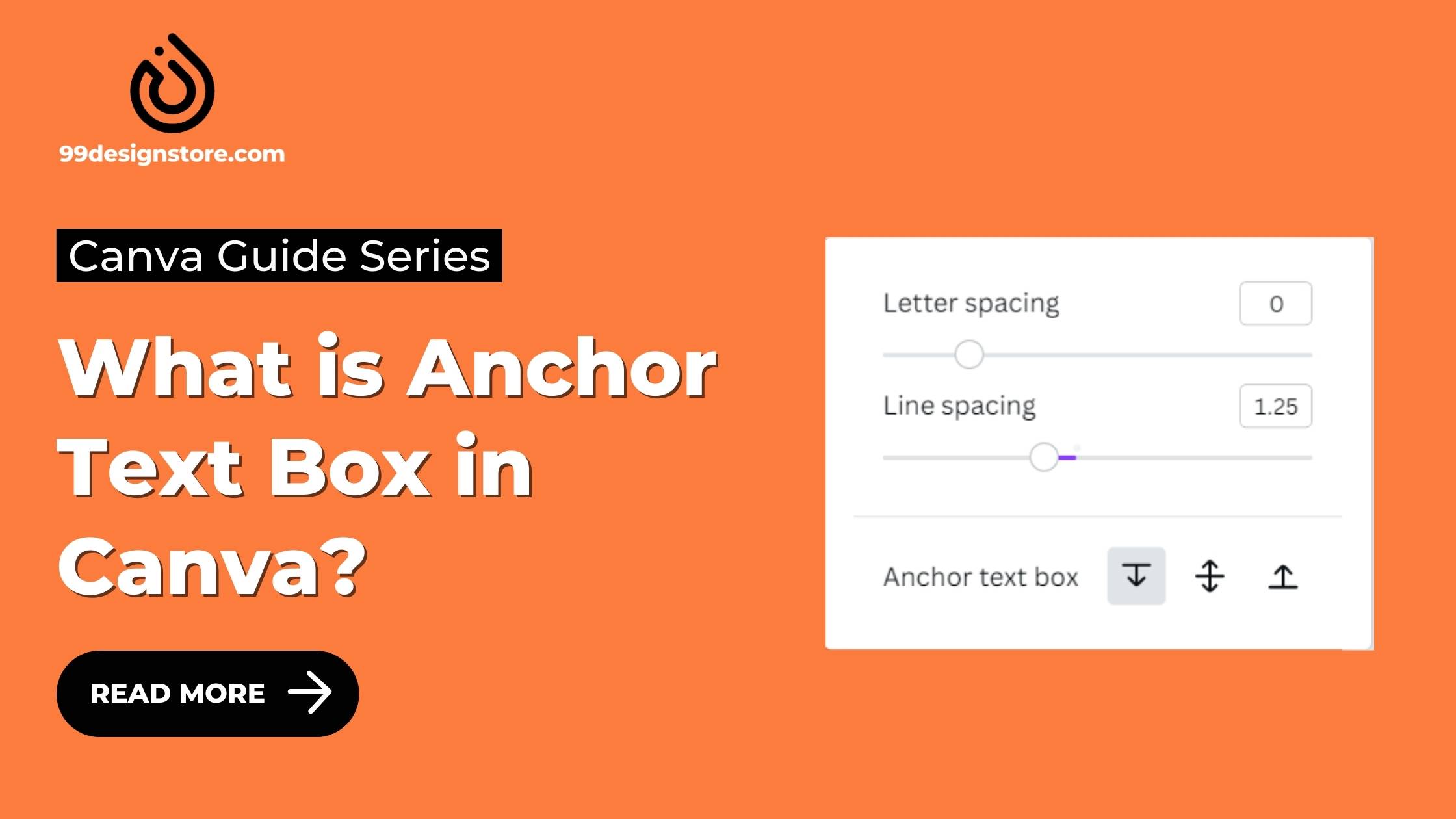 what is anchor text box in Canva