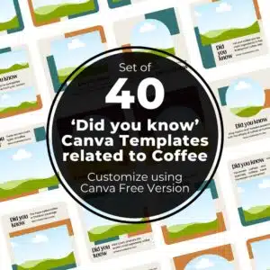 Did you know Coffee Canva Templates